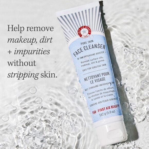 🌺FREE ~ First Aid Beauty ~ Pure Skin Face Cleanser ~ NEW - Picture 6 of 10